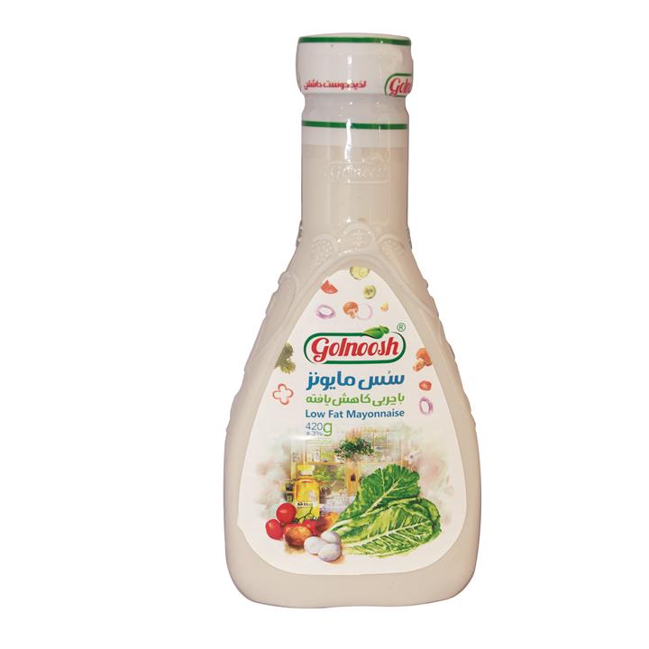 سس مایونز با چربی کاهش یافته گلنوش - 420 گرم